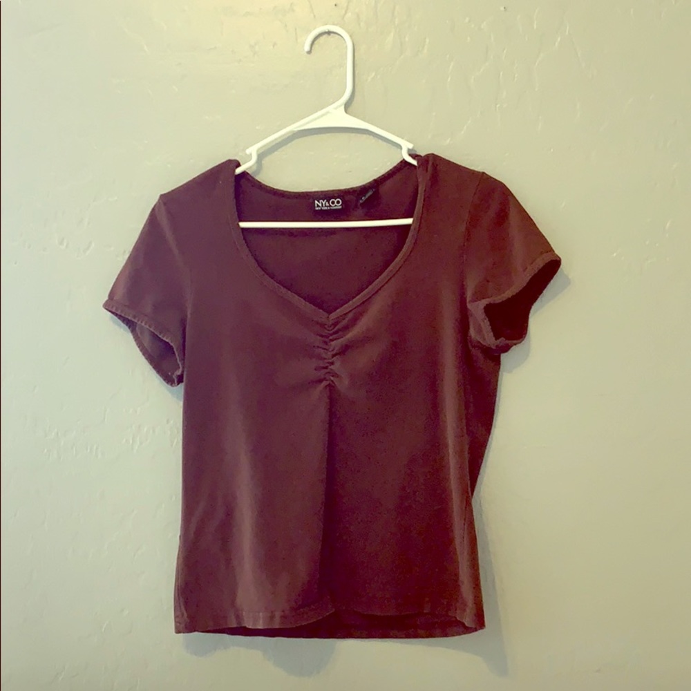 Brown tee